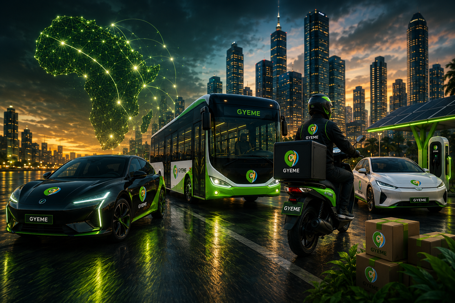 Passengers — Gyeme EV at night